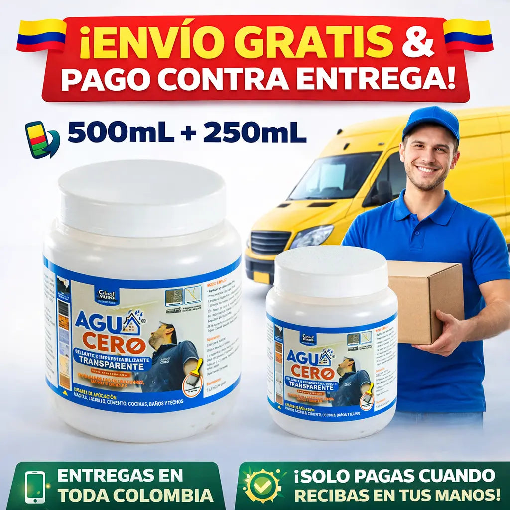 ¡AGUA CERO elimina filtraciones al instante!