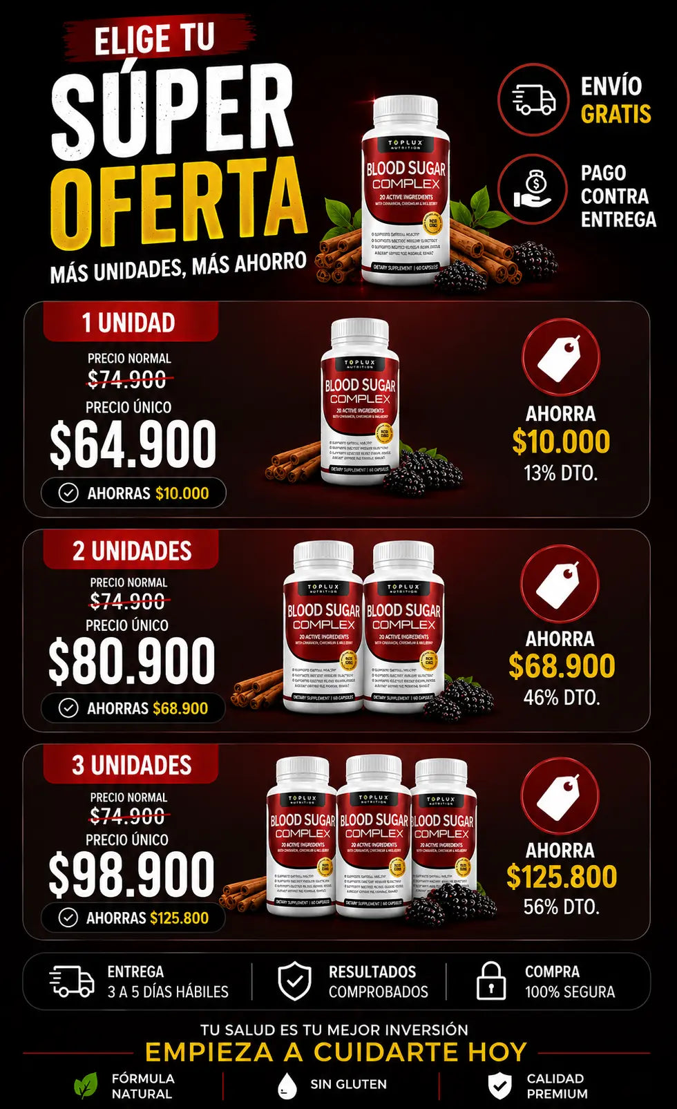 💪🏻🩸RECUPERA EL EQUILIBRIO DE TU GLUCOSA Y SIÉNTETE CON MÁS ENERGÍA CADA DÍA 🩸💪🏻