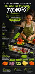 CORTADOR DE FRUTAS Y VERDURAS "MULTI PICADO" 15 EN 1