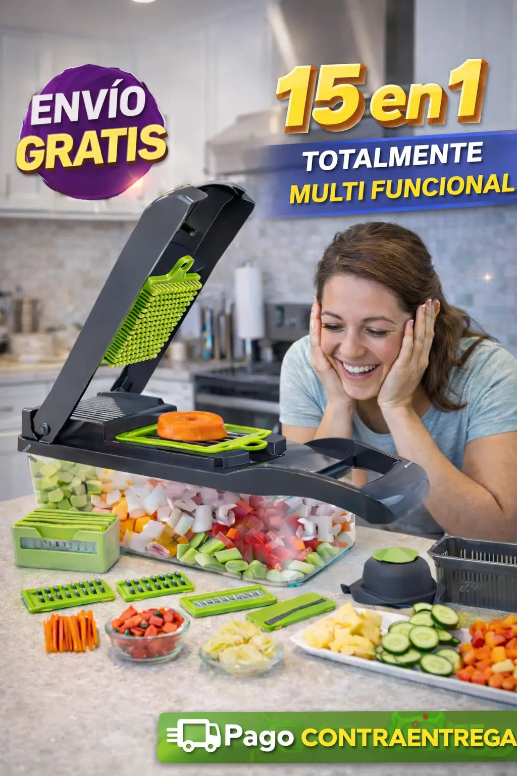 Cortador Verduras Multi Picado