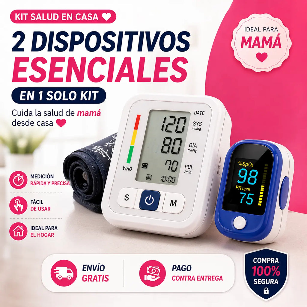 💓 KIT MÉDICO EN CASA: OXÍGENO Y PRESIÓN AL INSTANTE 💖