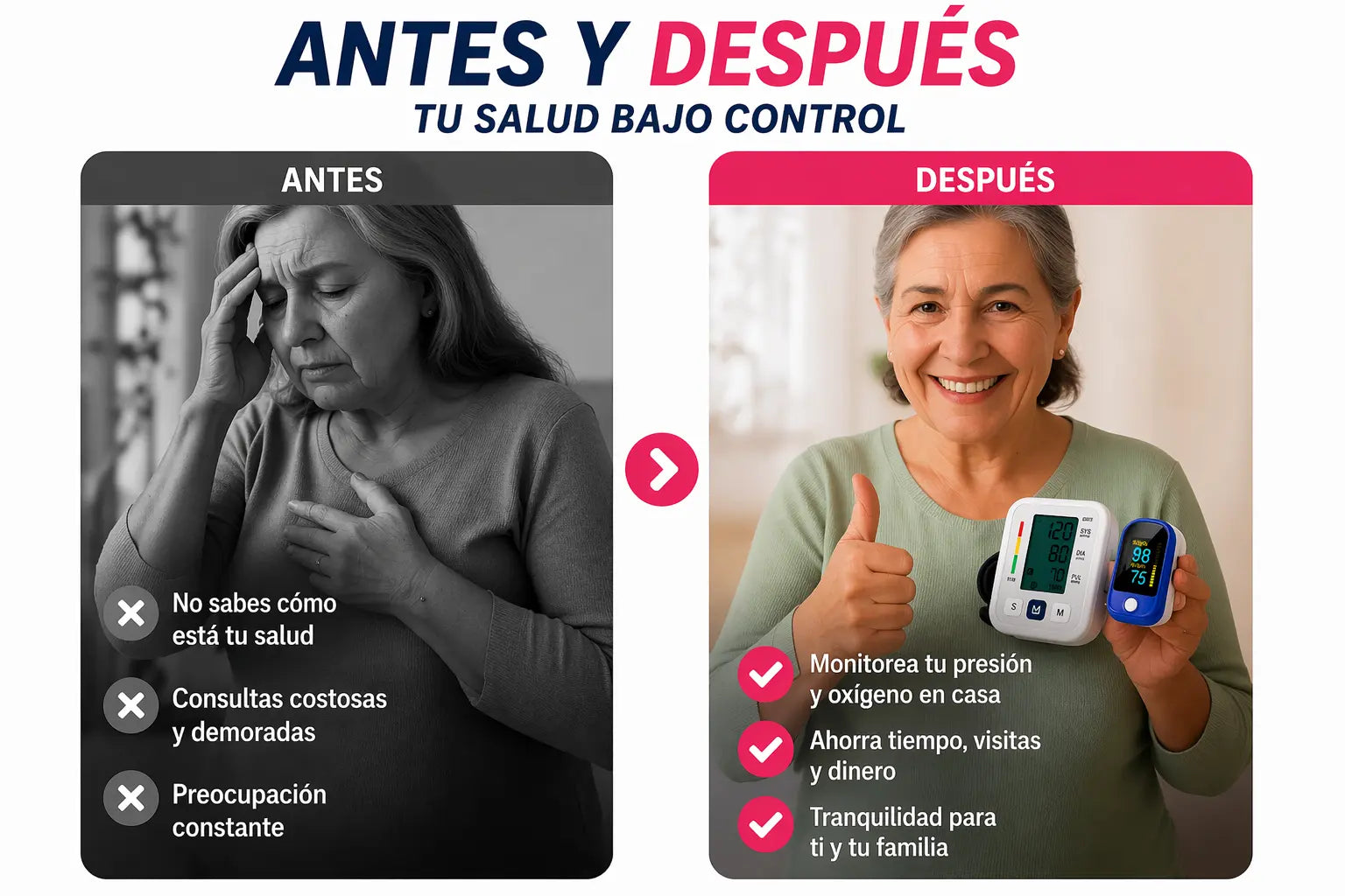 💓 KIT MÉDICO EN CASA: OXÍGENO Y PRESIÓN AL INSTANTE 💖